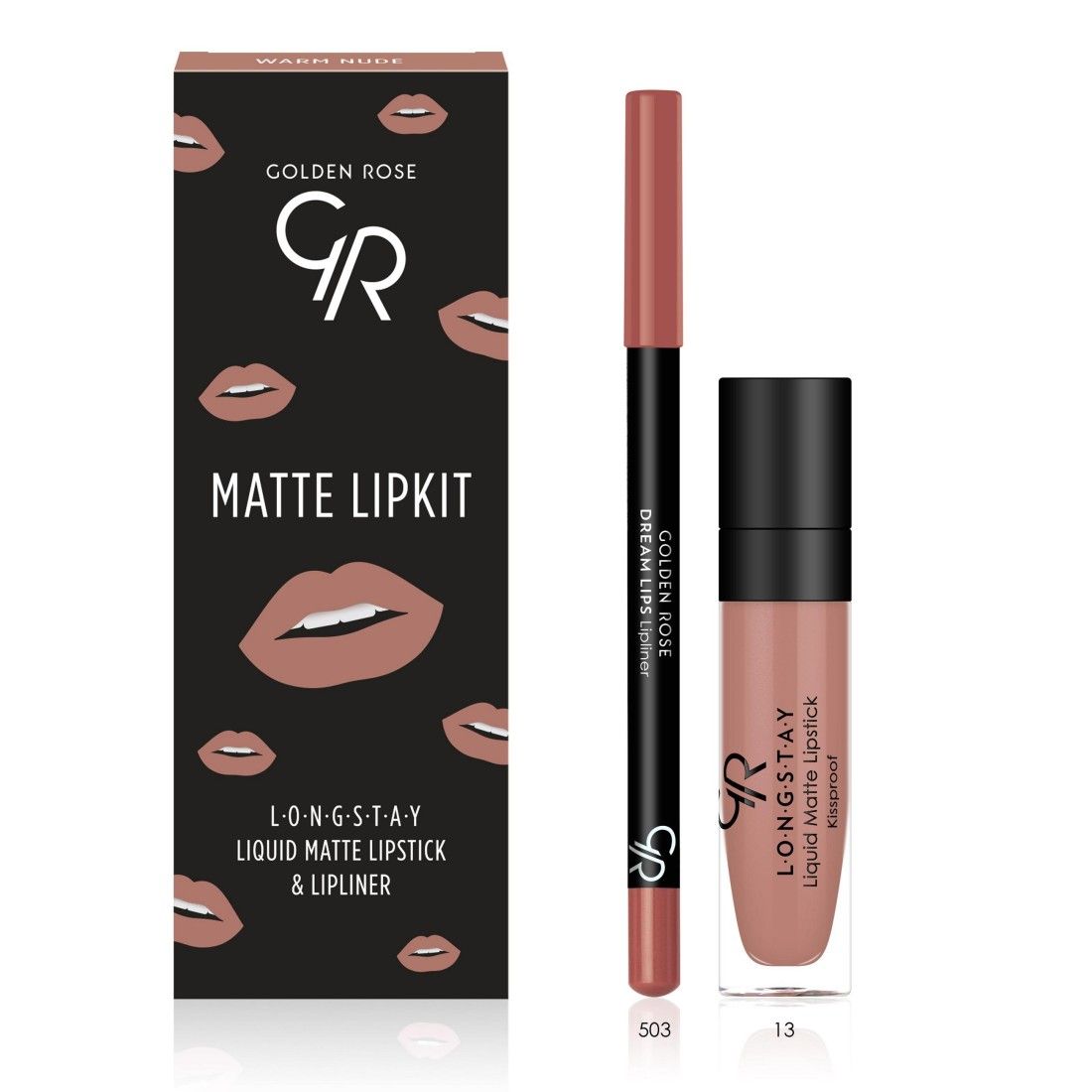 کیت خط لب و رژلب مایع مدل matte lipkit